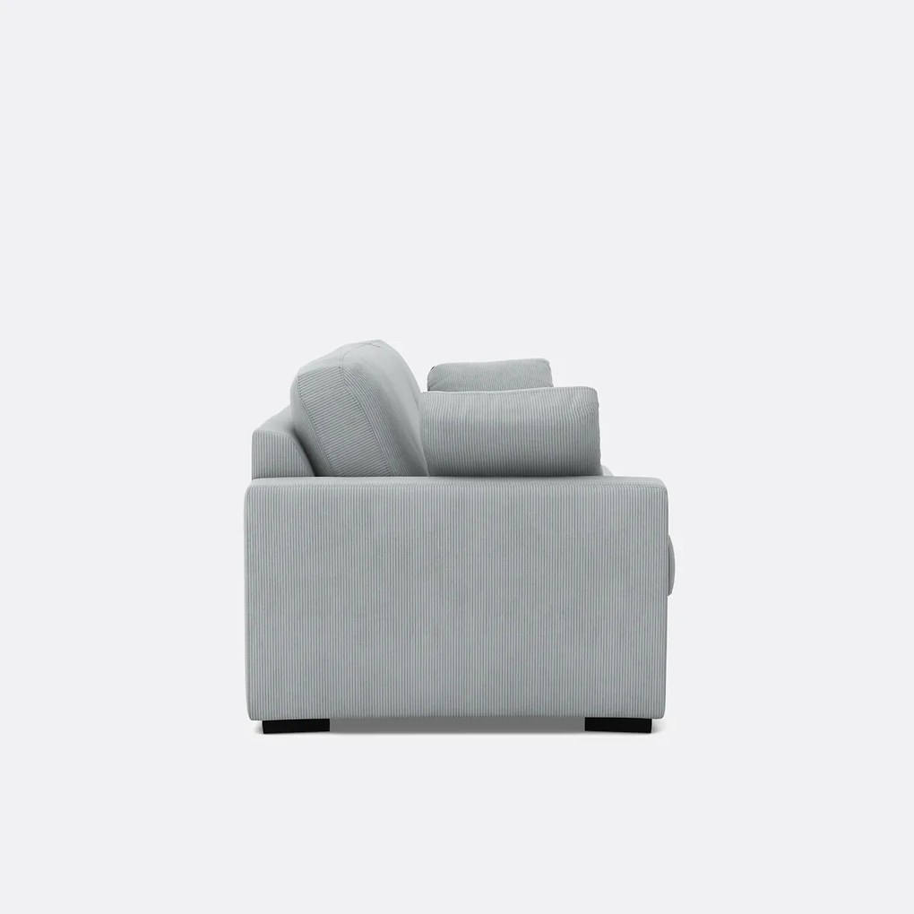 Slaapbank in ribfluweel, Comfort Bultex®, Timor