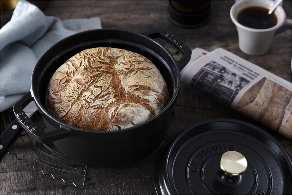 Staub La Cocotte Cocotte 22 cm / 2,5 l, Rond, Zwart - La Cocotte - Staub