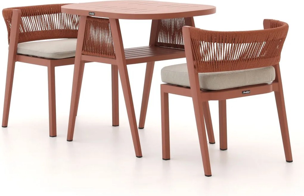 Bistro- en balkonset Manifesto  | 2 personen | Tuinset aluminium | 3-delig | Kees Smit Tuinmeubelen