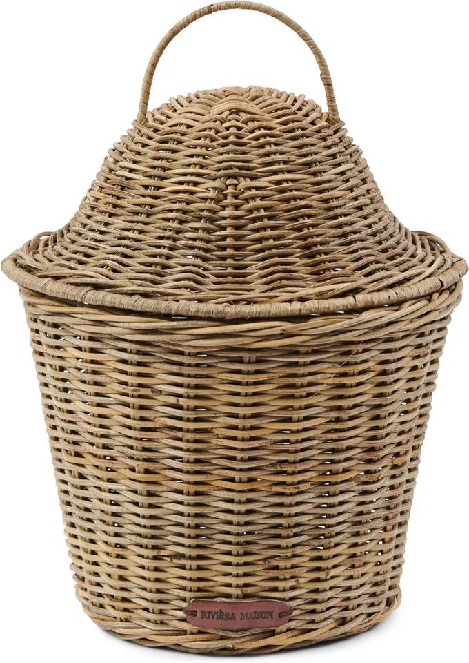 Rivièra Maison - Rustic Rattan Basic Storage Basket - Kleur: naturel
