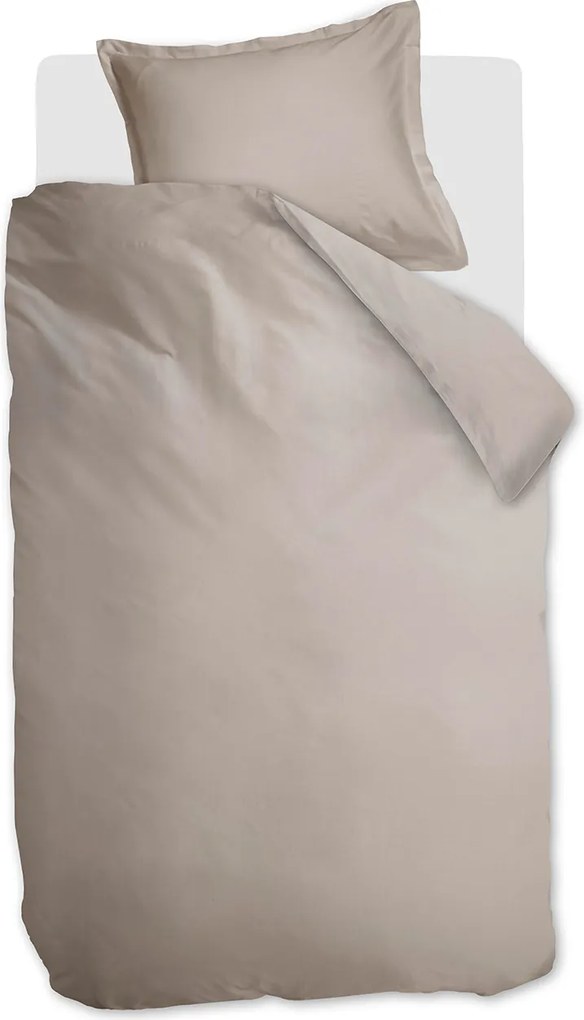 Ambiante Satin Dekbedovertrek Uni Sand – Bij Swiss Sense