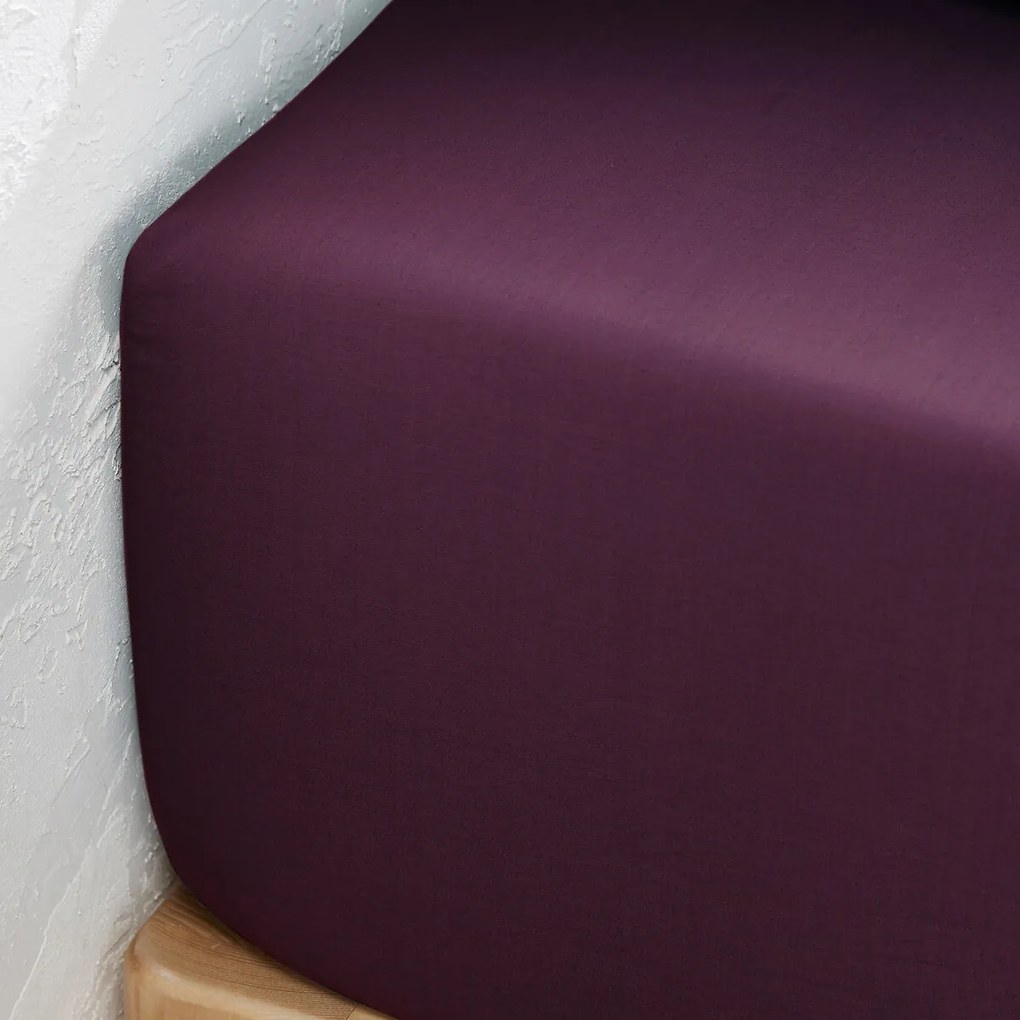 Hoeslaken in bio perkalkatoen Scenario