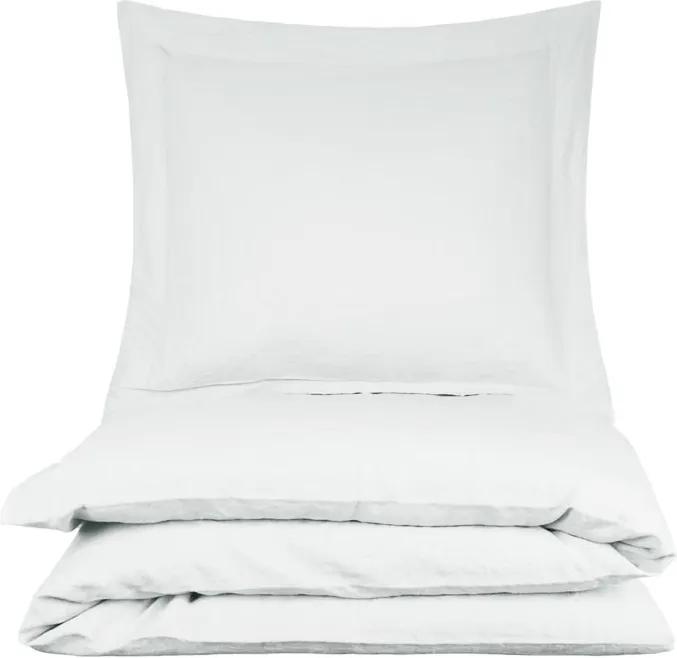 Dekbedovertrek wit, linnen & katoen, Remy Lits-jumeaux (240-200 cm)