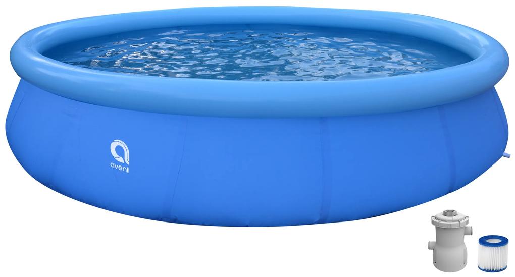 Badstuber Pool opblaaszwembad met pomp en filter 420cm