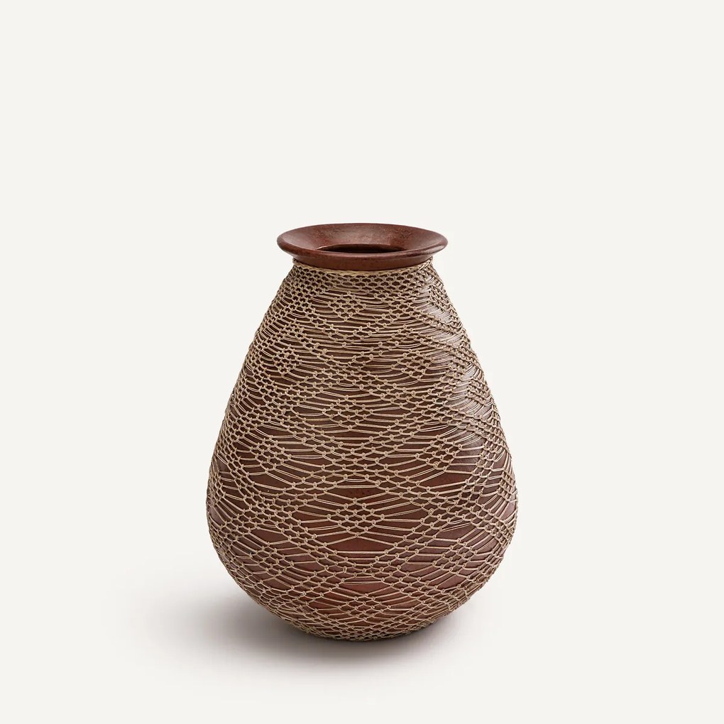Vaas in aardewerk, H42 cm, Mavazi