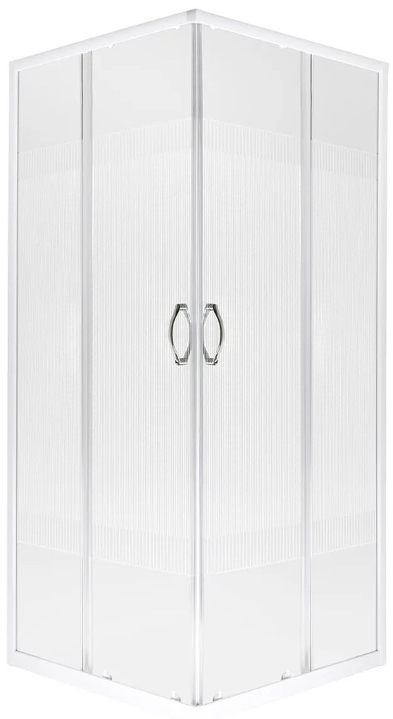 Kerra Xenia douchecabine met schuifdeur 90x90cm wit mat