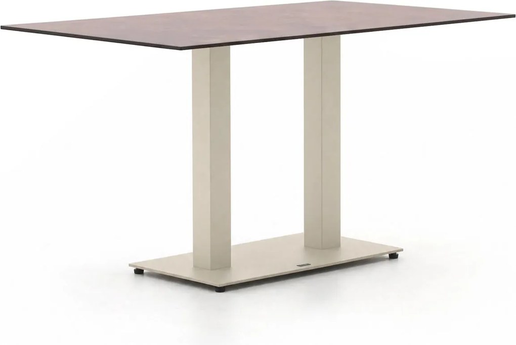 Tuin eettafel Forza  | Rechthoekig  | Tuintafel Kunststof | 140x80cm | 4 personen | Kees Smit Tuinmeubelen