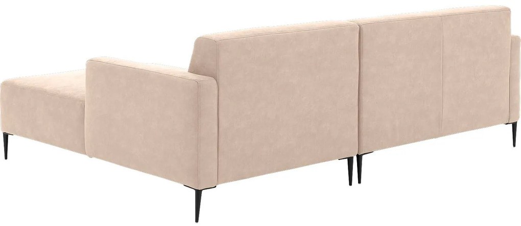Goossens Bank Key West beige, micro leer, 2-zits, modern design