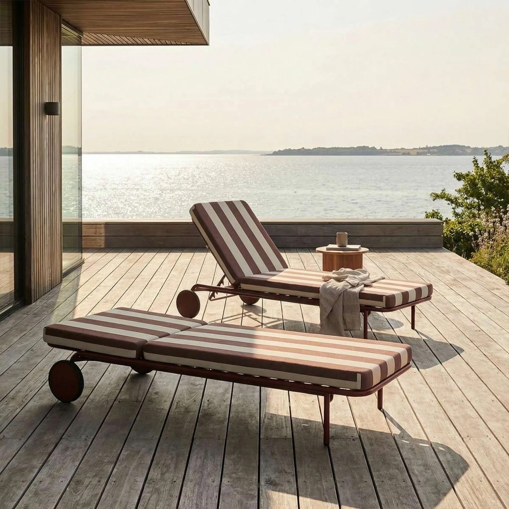 Mollis Sunbed Outdoor - Renesse Chestnut