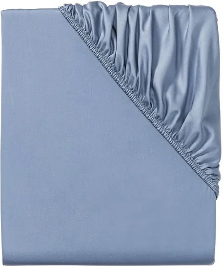 Jersey hoeslaken 180 - 200 x 200 cm Blauw