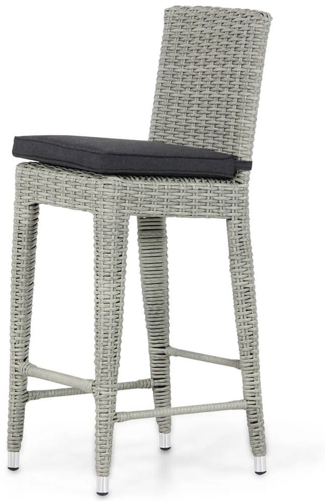 Garden Collections York Barchair New Grey Wicker Grijs