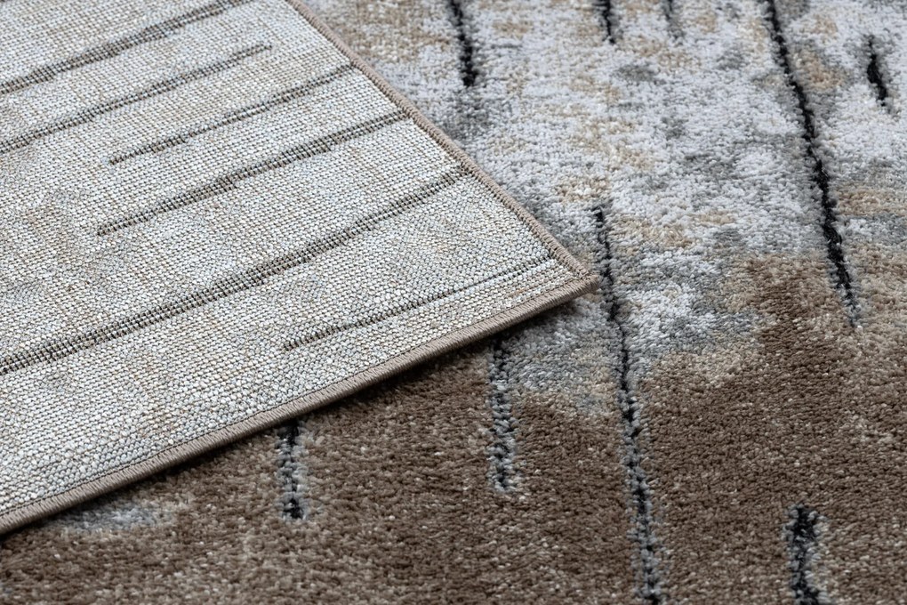 Tapijt modern COZY 8876 Rio - Structureel,  twee poolhoogte , bruin