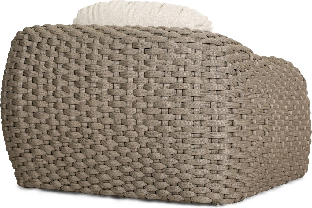 Stoel en Bank Loungeset 5 personen Rope Taupe  Santika Furniture Santika
