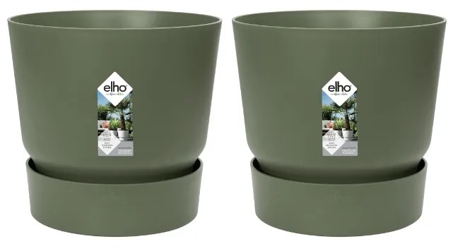 2x Pot elho Greenville groen