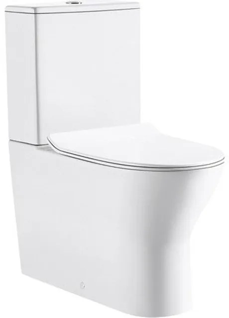 GO by Van Marcke Tina PACK staand toilet zonder spoelrand met reservoir met Geberit spoelmechanisme met dunne softclose en takeoff zitting wit 20002294