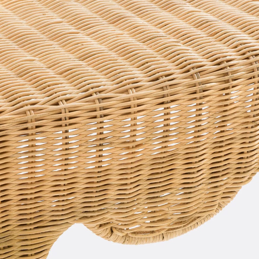 Wandtafel gevlochten rotan, Loama