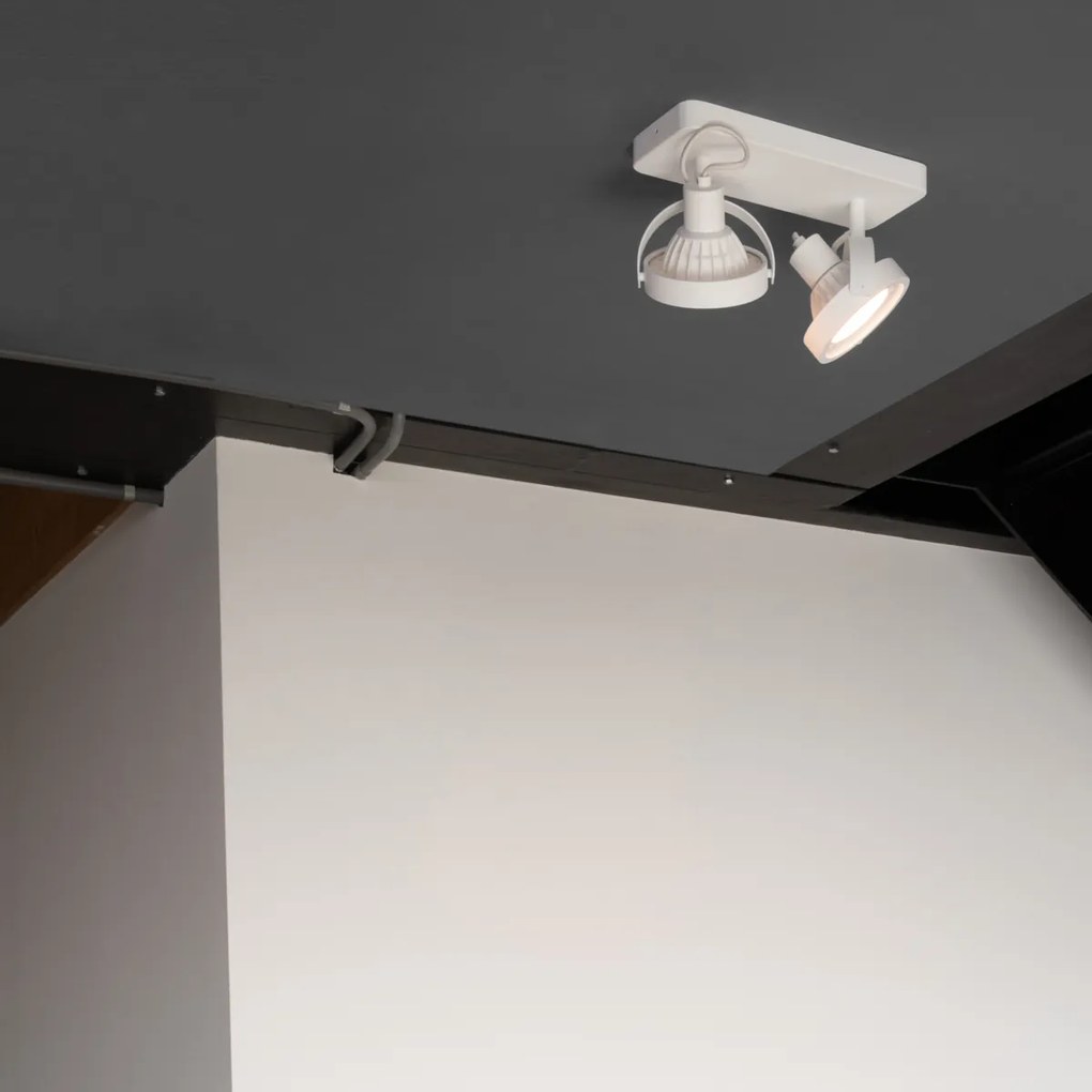 Zuiver Dice-2 DTW Dubbele LED Spot Wit