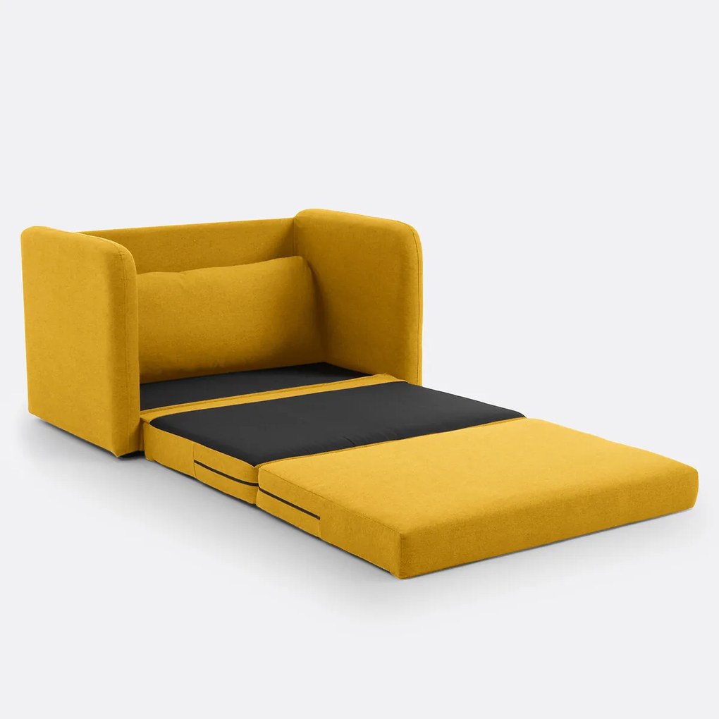 Zitbank-bed polyester, Hazel