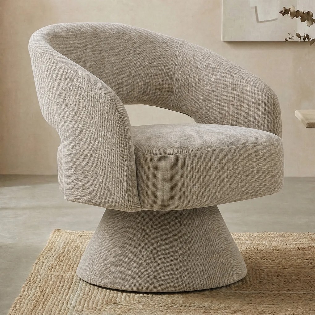 Draaifauteuil Woonkamer Beige