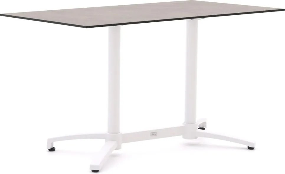 Inklapbare tafel Bellagio  | Vierkant  | Tuintafel Kunststof | 120x70cm | 4 personen | Kees Smit Tuinmeubelen