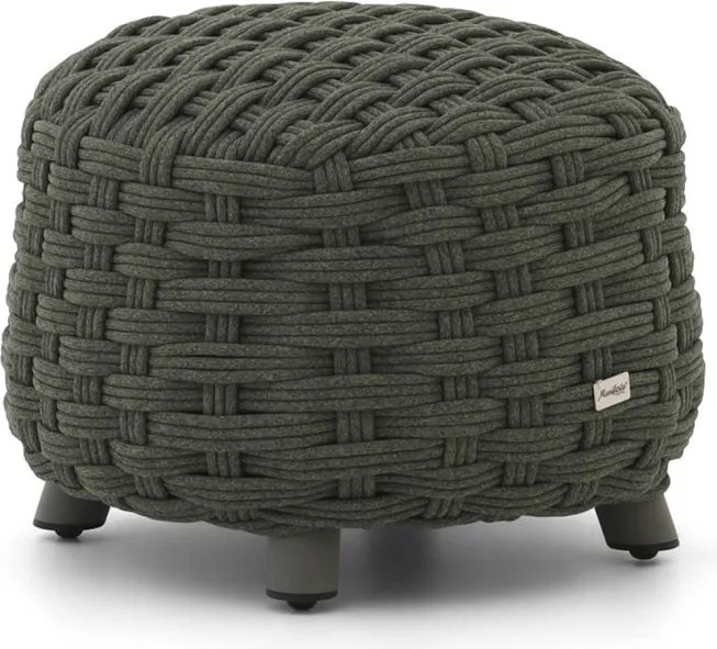 + 15% kassakorting | Voetenbank tuin | Manifesto  Pergine | Rope (touw) | Groen | ø 50cm | Kees Smit Tuinmeubelen