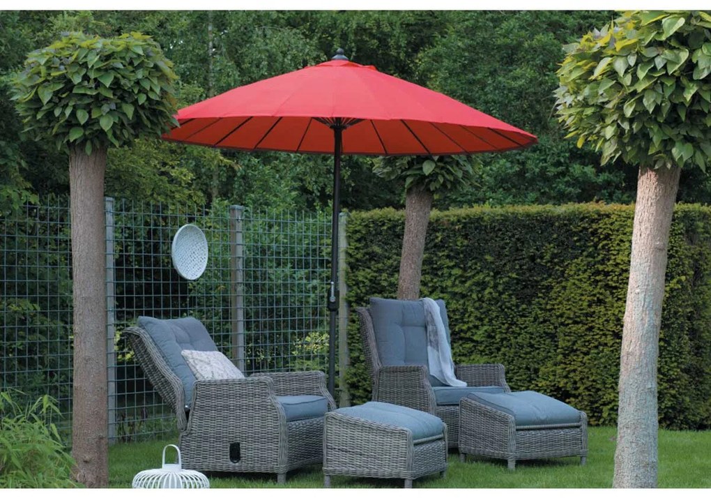 Garden Impressions Parasol Manilla 250 cm - donker grijs