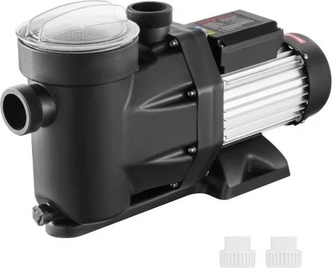 VEVOR 2 HP bovengrondse zwembadpomp, 220V-240V, 1450/2860 RPM pomp met dubbele snelheid, 1800W, maximale doorstroming van 33000L/u, krachtige pomp, energiebesparende zwembadpomp voor bovengrondse zwembaden, CE-certificering