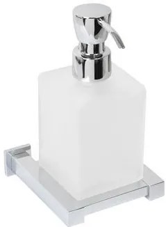 Plieger Cube zeepdispenser matglas chroom