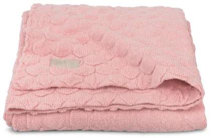 Fancy knit ledikantdeken 100x150 cm blush pink