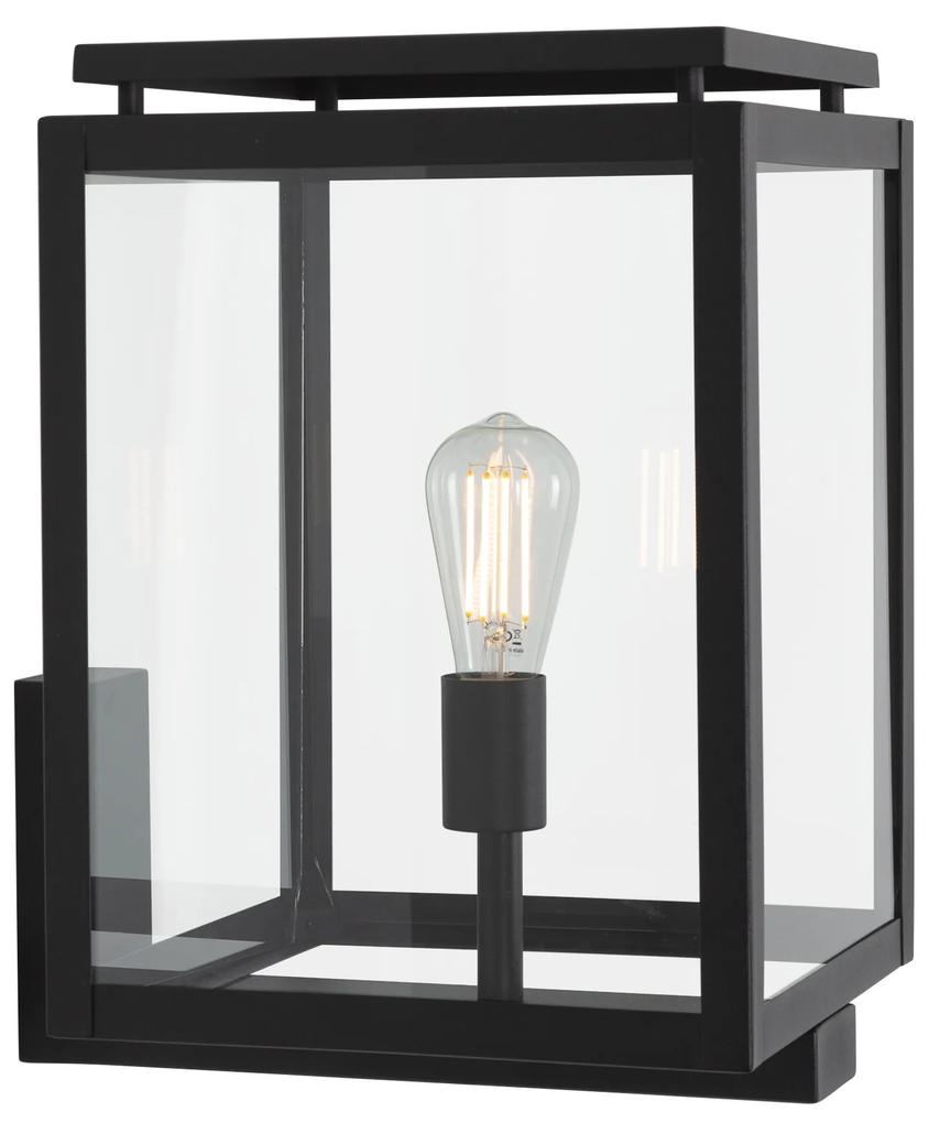 De Vecht XL Muurlamp Zwart met LED