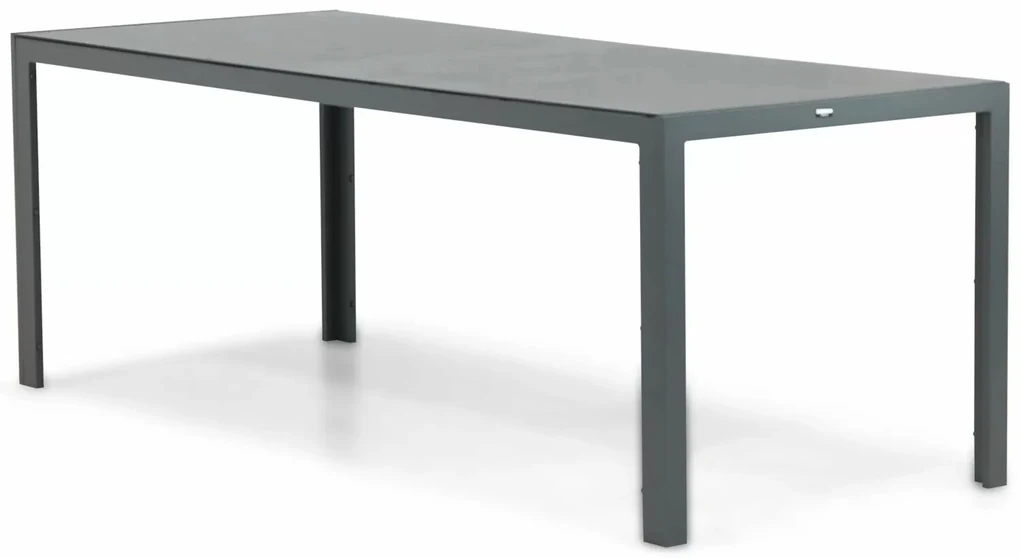 Tuinset 6 personen 210 cm Aluminium/textileen Grijs Domani Furniture Manu/Venustas