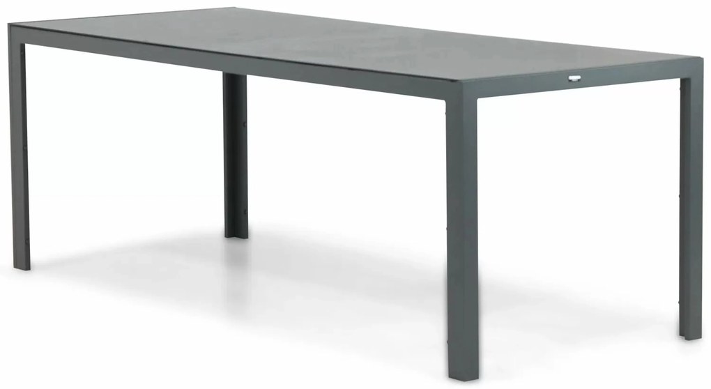 Tuinset 6 personen 210 cm Aluminium/textileen Grijs Hartman Alice/Venustas
