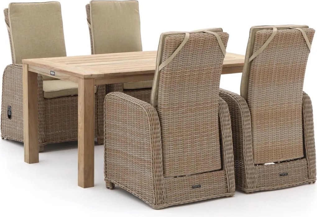 + 15% kassakorting | Diningset Intenso  | 4 personen | Tuinset teakhout | 5-delig | Kees Smit Tuinmeubelen