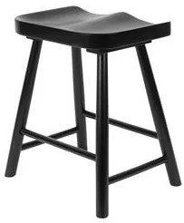 House of Rebels Kruk - 46 cm - Nienke - Zwart - Eiken - House of Rebels