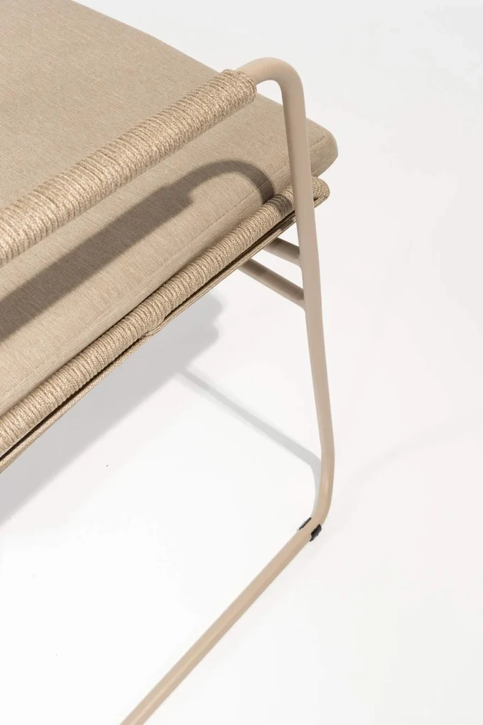 Taste by 4 Seasons Parma stapelbare tuinstoel latte  Tuinstoel    taupe weerbestendig