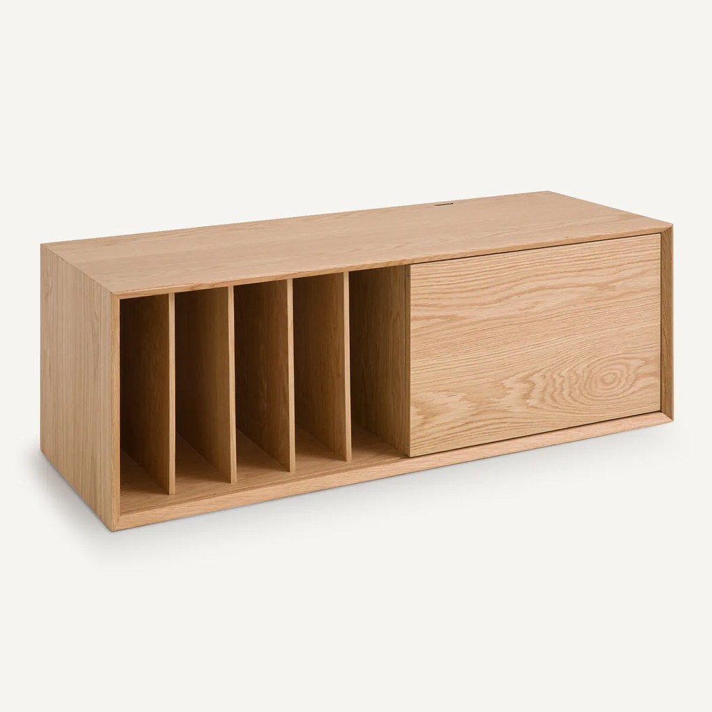 Kast voor vynylplaten B110 x D42 cm, Archivita XL