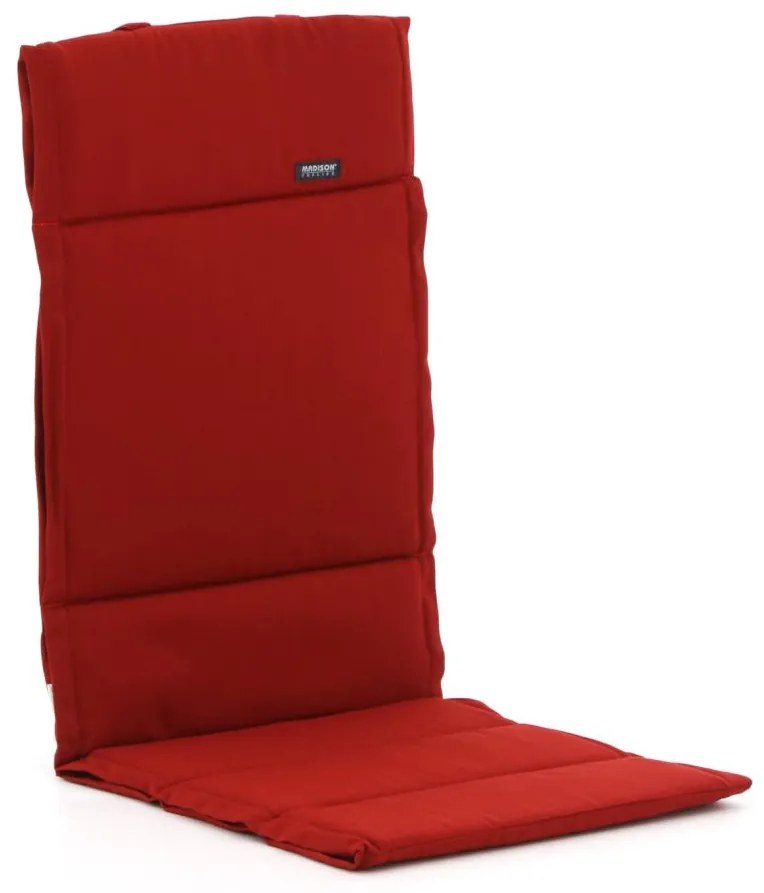 Dunne tuinkussen | Rood  | Dralon | Madison | 125x50cm | Kees Smit Tuinmeubelen