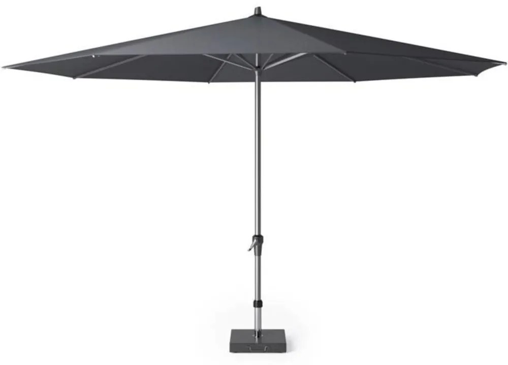 Showroommodel Riva parasol 400 cm rond antraciet + voet