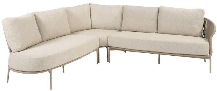 Florence hoek loungeset 3 delig latte rope Taste 4SO