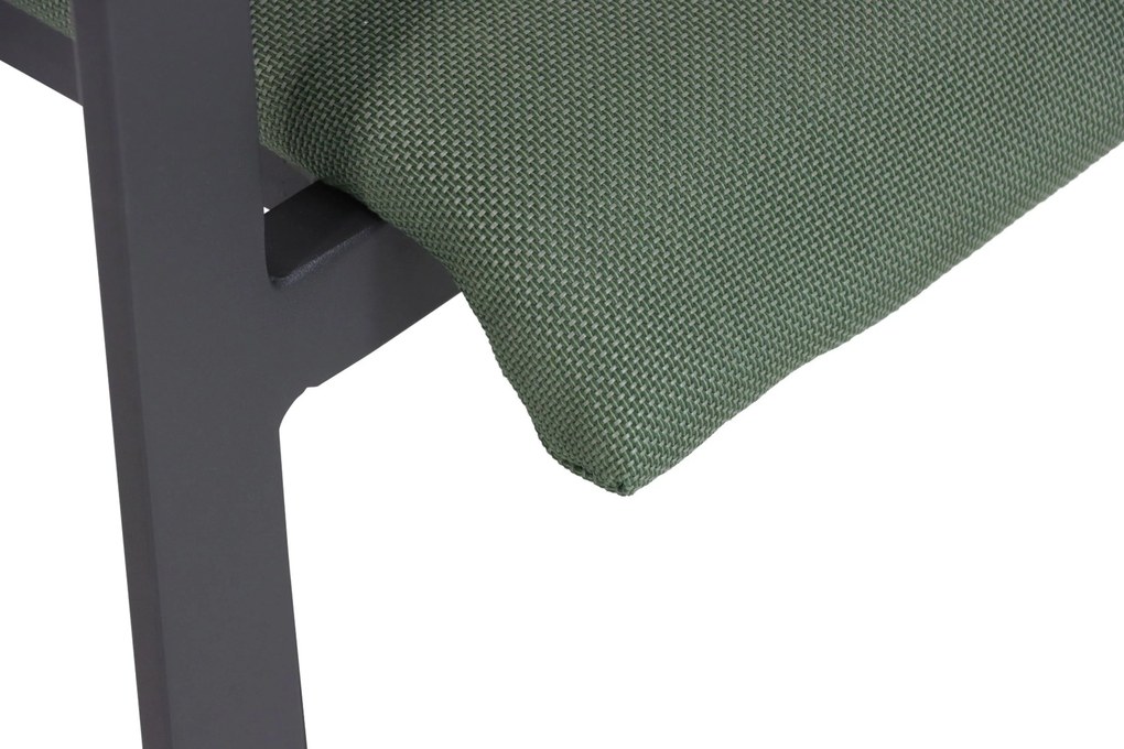 Tuinstoel stapelbaar Aluminium/textileen Groen Lifestyle Garden Furniture Brandon