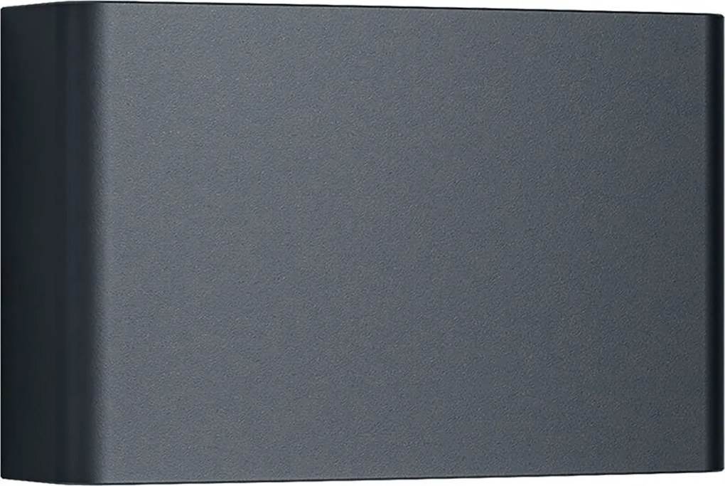 LED Wandlamp Brinton Victo - Antraciet 6W 16x10cm