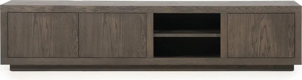 Tv-meubel Bruin Eiken 200 Cm - 200x42x45cm.