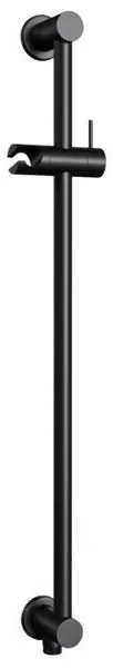 Brauer Black Edition Glijstang 70cm met geintergreerde wandaansluitbocht en glijstuk zwart mat 5-S-020
