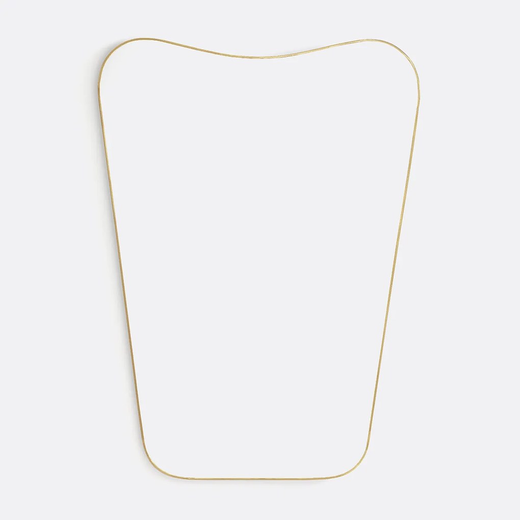 Spiegel in messing 50x70 cm, Uyova