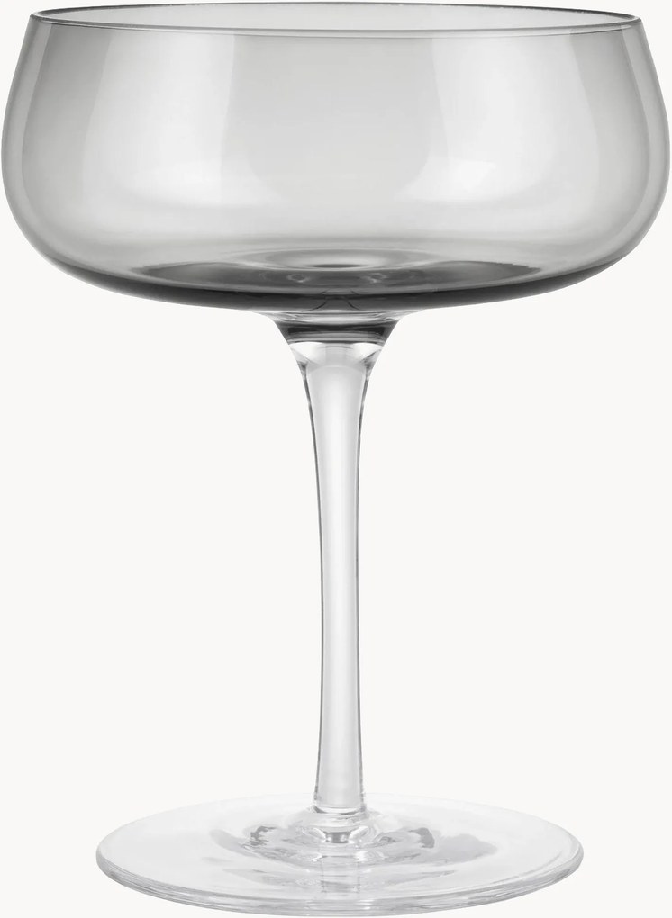 Mondgeblazen champagnecoupes Belo, 2-delig