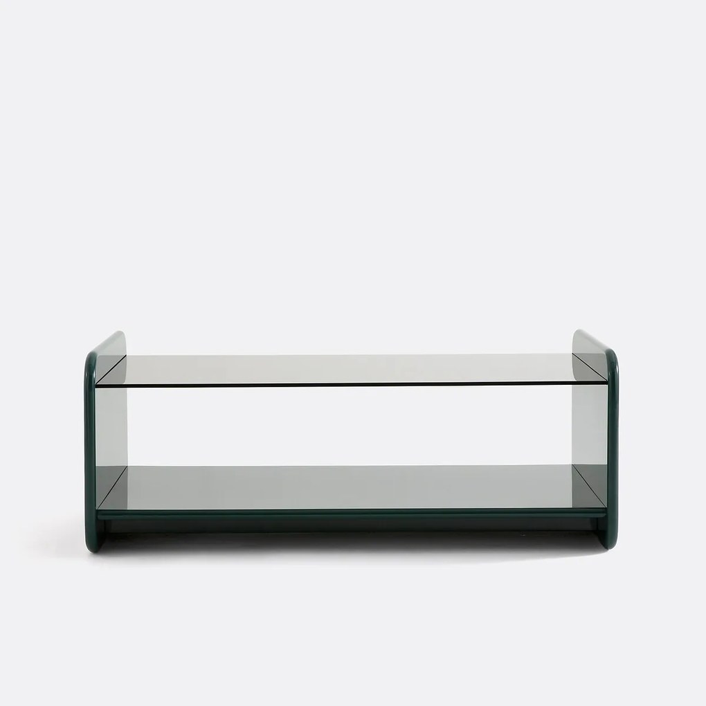 Salontafel van lak en gehard glas, Ericson