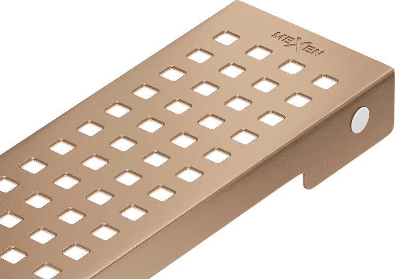 Mexen Flat M08 afdekplaat voor lineaire afvoer 60 cm, geborsteld koper - 1C25060