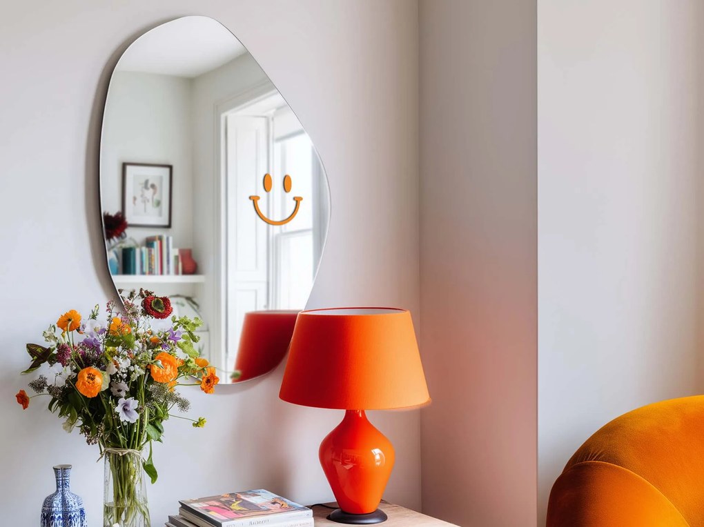 Spiegelsticker S18 – Smiley