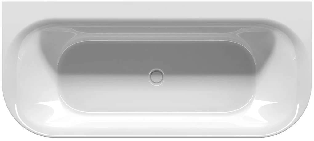 Riho Devotion half vrijstaand bad 180x80cm wit glans