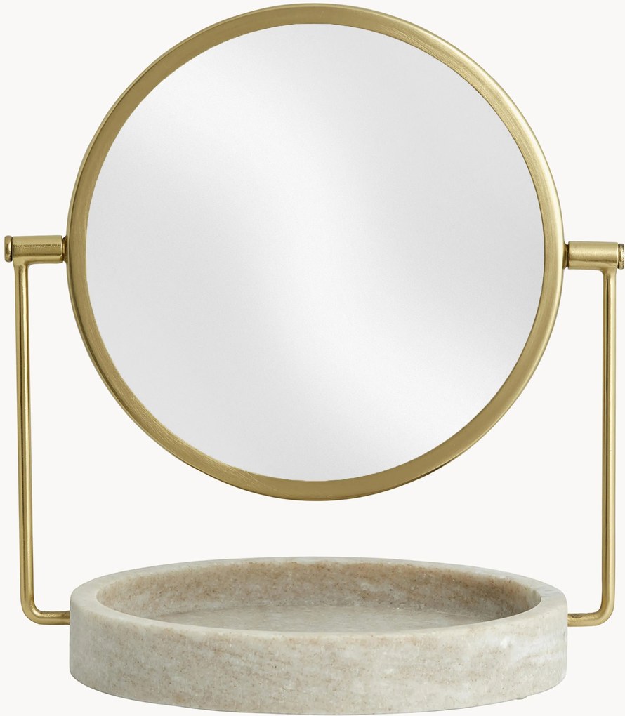 Make-up spiegel Haja met marmeren plank